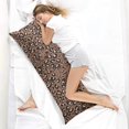 thumbnail image 4 of Leopard Print Body Pillow Cover – Soft & Breathable, Hidden Zipper, 20"x54", Fashion Animal Print – Cheetah & Tropical Spots, Perfect Gift for Side Sleepers, Pregnancy, Modern Home Decor, 4 of 7