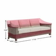 thumbnail image 2 of HGmart Patio Furniture Covers 100% Waterproof Outdoor Lawn Heavy Duty Sofa Covers with Air Vent And Stable Strap Size 110x84x24Inch, Wine Red, 2 of 7