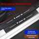 thumbnail image 2 of Pegatinas protectoras de umbral de puerta de fibra de carbono con logotipo de coche para BMW Común a todas las series de coches F46 F35 G20 E91 E93 F30 F11 G30 F12 X5 M3 M5, 2 of 5