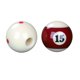 thumbnail image 2 of Entrenador de golpes de billar shamjiam herramienta de práctica de puntería portátil 2 uds bola, 2 of 8