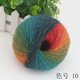 thumbnail image 1 of Xiao Hua Paquete de 2 hilos suaves arcoíris 100 % lana, degradado multicolor, para tejer a crochet, longitud total 180 m × 2,392 yds, 100 g, J, 1 of 4
