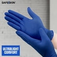thumbnail image 6 of SAFESKIN Ultralight Disposable Nitrile Gloves - 2.0 Mil, Blue, X-Large,  1000 Count - Powder Free, Latex Free, All Purpose, Food Prep, Cooking, General Household Use, 6 of 8