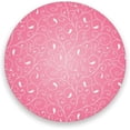 thumbnail image 3 of FREEAMG Pink Floral Pattern Coasters for Drinks Set of 4, Absorbent Ceramic Drink Coaster with Cork Base for Wooden Coffee Table, Cool Housewarming Gift for Home Decor, 3 of 6