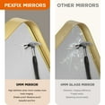 thumbnail image 3 of 64"x21" Modern Arched Aluminum Frame Wall Mount Full Length Mirror without Bracket,Gold, 3 of 5
