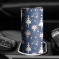thumbnail image 3 of 20oz Dark Blue Ballerina Flower Pattern Skinny Tumblers Stainless Steel Tumbler with Lid and Straw,Vacuum Insulated Double Wall Travel Tumbler Cups with Cleaning Brush for Coffee,Tea, 3 of 6
