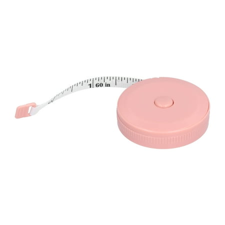 

Body Measuring Tape Portable Tape Measure Easy To Read Data For Body Measurement For Sewing Tailor Craft For Weight Loss Pink