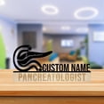thumbnail image 2 of Handmadetneonsign Pancreatologist Metal Nameplate, Hospital Desk Nameplate, Doctor Desk Name Plate Decor 52949, 2 of 5