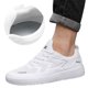 thumbnail image 1 of Zapatos Casuales Descalzos para Hombres Caja Punta Ancha (45) Blanco, 1 of 9