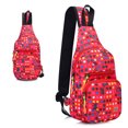 thumbnail image 3 of Sywqhk Casual Bandolera Bandolera Nylon Tela Unisex Estudiante (Point Red)-131995.06 Sywqhk Para estrenar, 3 of 5