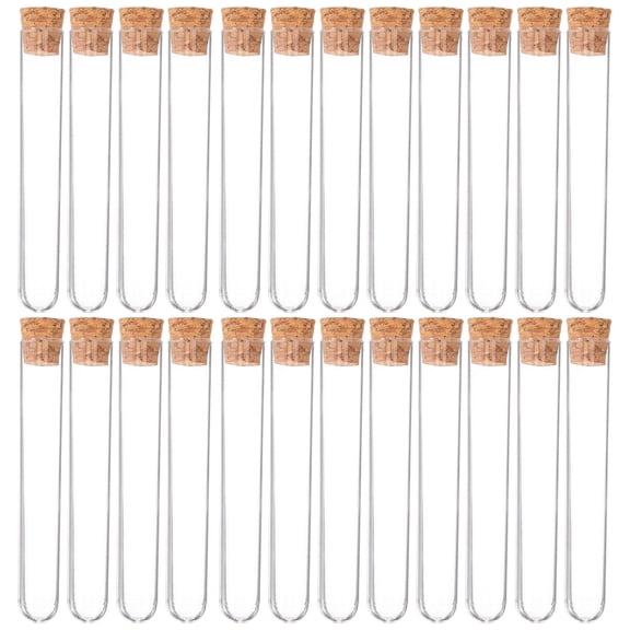 ORDDIART 30Pcs Small Tubes with Caps for Travel and Wedding Rewards Round Bottom