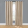 thumbnail image 4 of Eclipse Nadya Solid Room Darkening Grommet Top Single Window Curtain Panel, Blue, 52 x 84, 4 of 5