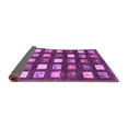 thumbnail image 2 of Ahgly Company Indoor Round Abstract Purple Contemporary Area Rugs, 8' Round, 2 of 4