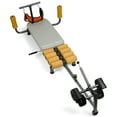 thumbnail image 3 of Aqzb Back Stretch Bench with Cervical Traction, Length Adjustable Spine Stretcher Bed with Foam Rollers, 150kg Load-capacity Lumbar Decompression Table with Cervical Traction Lumbar Stretcher, 3 of 7