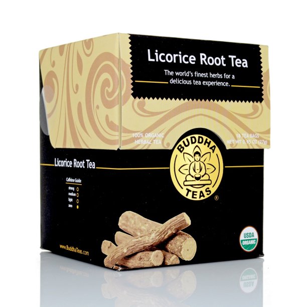 Buddha Teas Licorice Root Tea, 18 Ct