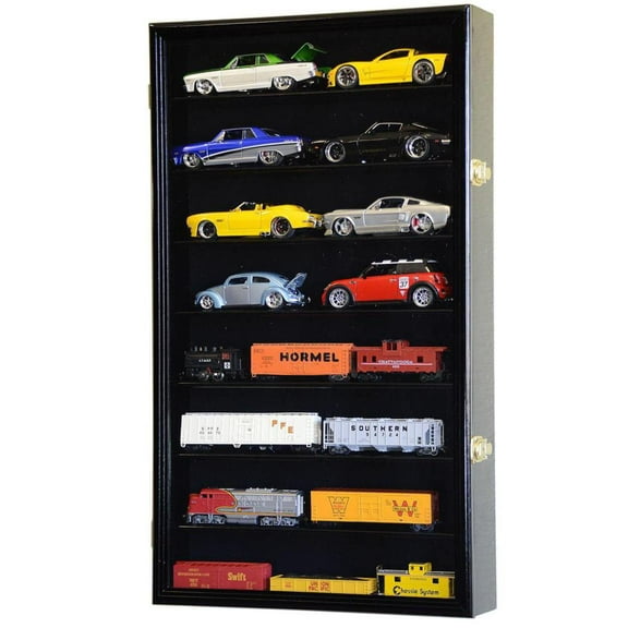 Large 1/24 Scale Diecast Car Display Case Cabinet