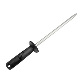Professional Honing Steel 12”, Magnetized for Safety, No Rust, No Cheap  Plastic! Noble's Knife Sharpener Has an Oval Handle for a Firm Grip and is