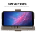 thumbnail image 4 of Asuwish Compatible with Cloud Mobile Stratus C7 Wallet Phone Case and Tempered Glass Screen Protector Flip Credit Card Holder Stand Wrist Strap Mandala Flower Cell Cover for C_7 C 7 Women Men Gray, 4 of 8