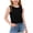 Black, variant on Eltusu Girls Tank Tops, Crew Neck Solid Color Casual Summer Sleeveless Shirts Pink Size 10-12 T