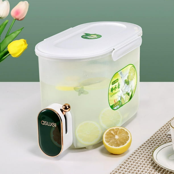 Botella grifo para refrigerador Soledad Dispensador de bebidas 5L Gris