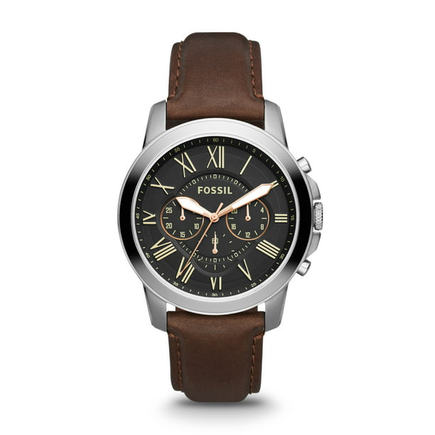 Fossil - Fossil Men's Grant Chronograph Brown Leather Watch (Style ...
