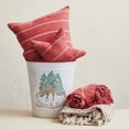 thumbnail image 2 of Creative Co-Op Woven Cotton and Wool Throw with Stripes and Fringe, Multicolor, 2 of 5