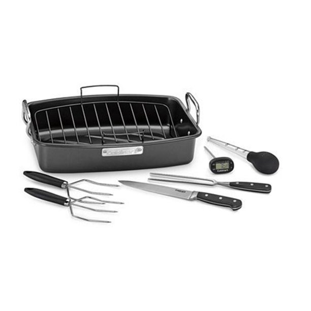 Cuisinart 17" x 13" Roaster Set with Rack & Tools