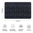 thumbnail image 3 of Dark Blue Sun Moon Star Pattern Bathroom Rugs Mat,Non Slip Microfiber Bathroom Rug,Rubber Backing,Soft Bathroom Mats for Bathroom Floor,Tub and Shower,20x32in(50x80cm), 3 of 5