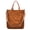 Brown, variant on Vjnyvs Corduroy Shoulder Bag Women Vintage Shopping Bags Zipper Bookbag Handbags Casual Tote With Outside Pocket