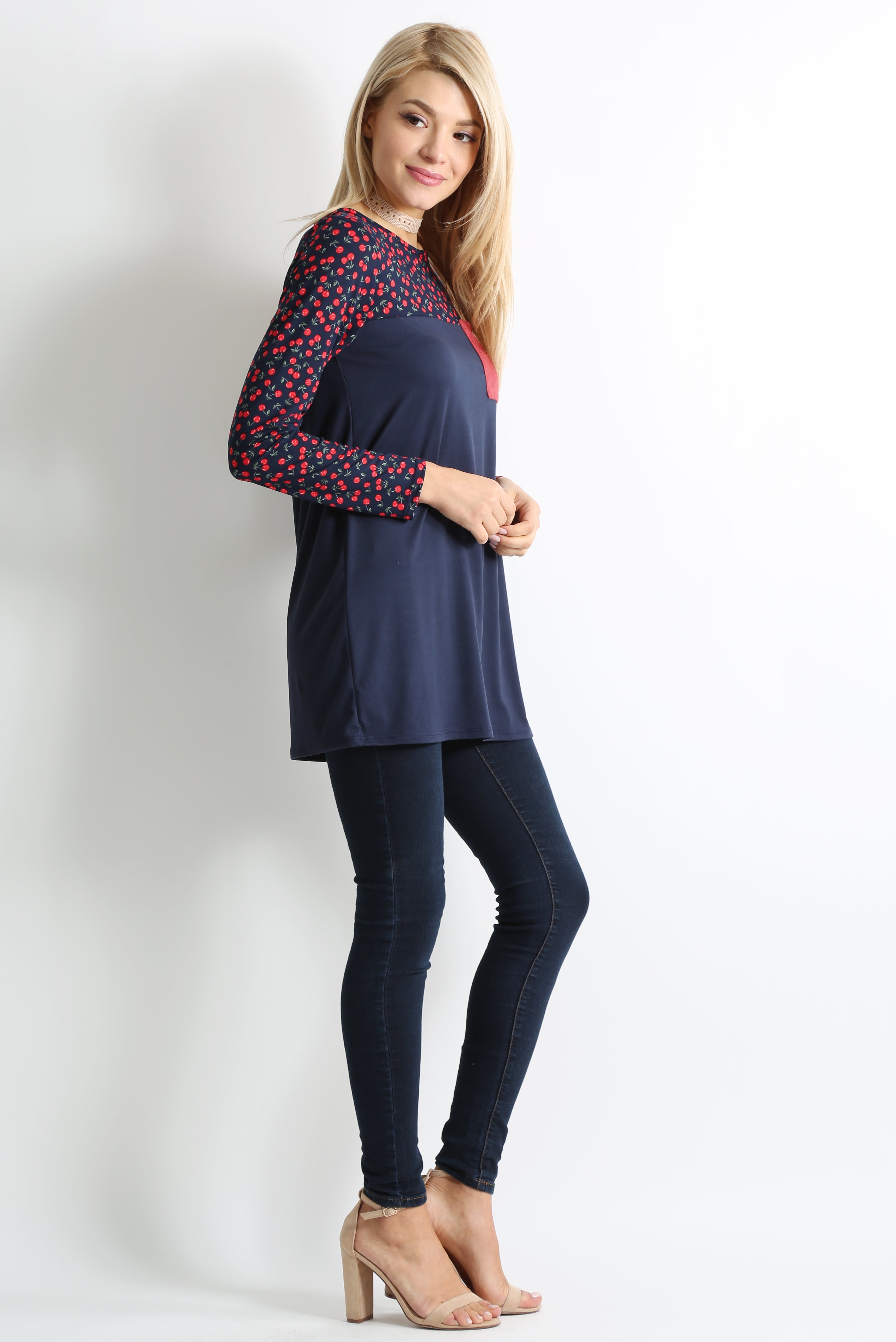 extra long tunic tops for leggings walmart