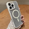 thumbnail image 3 of for iPhone 16e Case, Sparkly Glitter Bling Back, Magnetic Support for MagSafe Shockproof Case, Crystal and Clear High-Duty Protection for iPhone 16e Case -Sparkly Glitter, 3 of 8