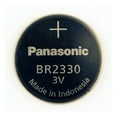 thumbnail image 1 of 5-Pack BR2330 Panasonic 3 Volt Lithium Coin Cell Batteries, 1 of 1