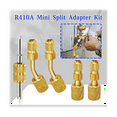 thumbnail image 3 of R410A Mini Split Adapter Kit, R410A Adapter Kit, R410A Swivel Adapters, for Mini Split System Air Conditioner HVAC, 3 of 7
