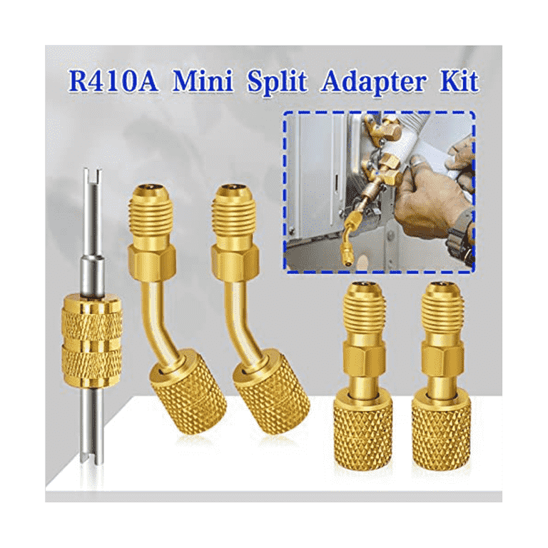 R410A Mini Split Adapter Kit 5/16 a 1/4 di pollice Raccordi R410A Mini Split Adapter Kit 5/16 a 1/4 di pollice Raccordi