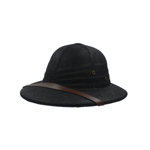 Sombrero de Protección solar Jumpingount gorra ancha color Negro 52-54cm