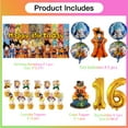 thumbnail image 2 of Dragon Ball Party Supplies Decor 16th Kit Balloons Birthday Cake Topper Banner Backdrop Decorations, 2 of 6