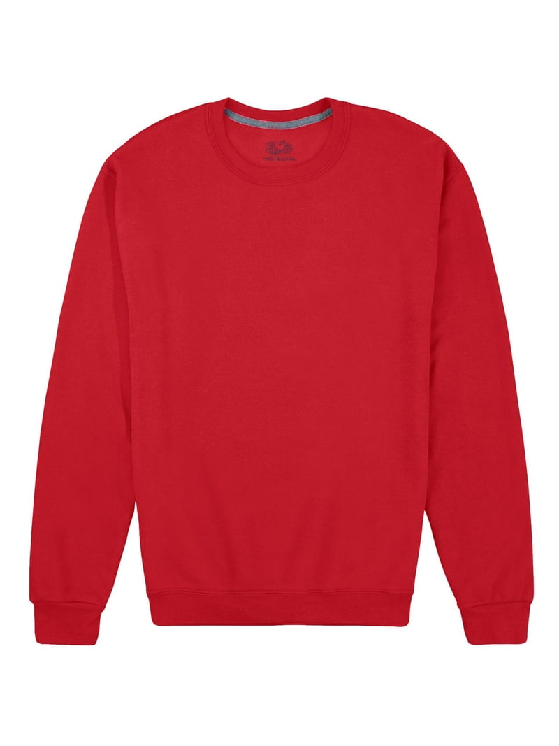 Fruit of the Loom Men's EverSoft Cotton Crew Neck Sweatshirt