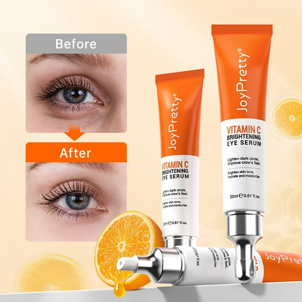 Crema antiojeras con vitamina C para ojos, hidratante, blanqueadora, firme, cuidado de la piel, Belleza Fivean unisex