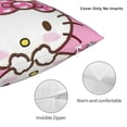thumbnail image 3 of Hello Kitty Pillow Cover, Square Throw Pillow Cases For Couch Sofa Bed Living Room,Home Decorative, 12"X12", 3 of 9