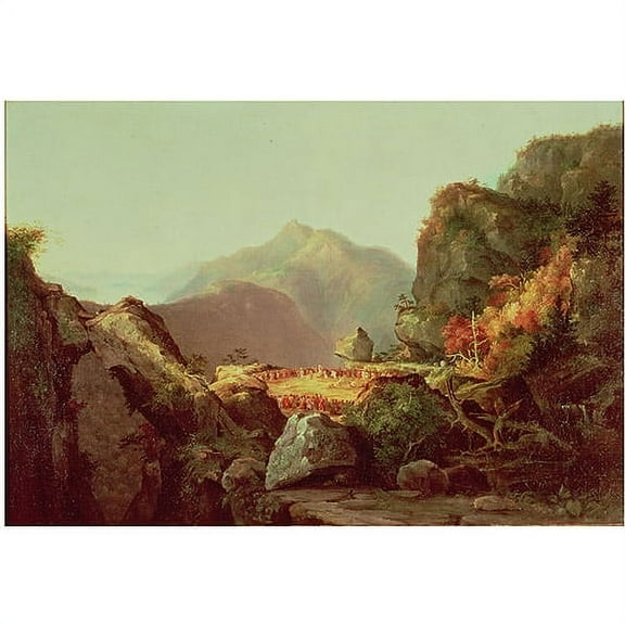 Trademark Art "The Last of the Mohicans" Canvas Art by James Cooper, 22x32