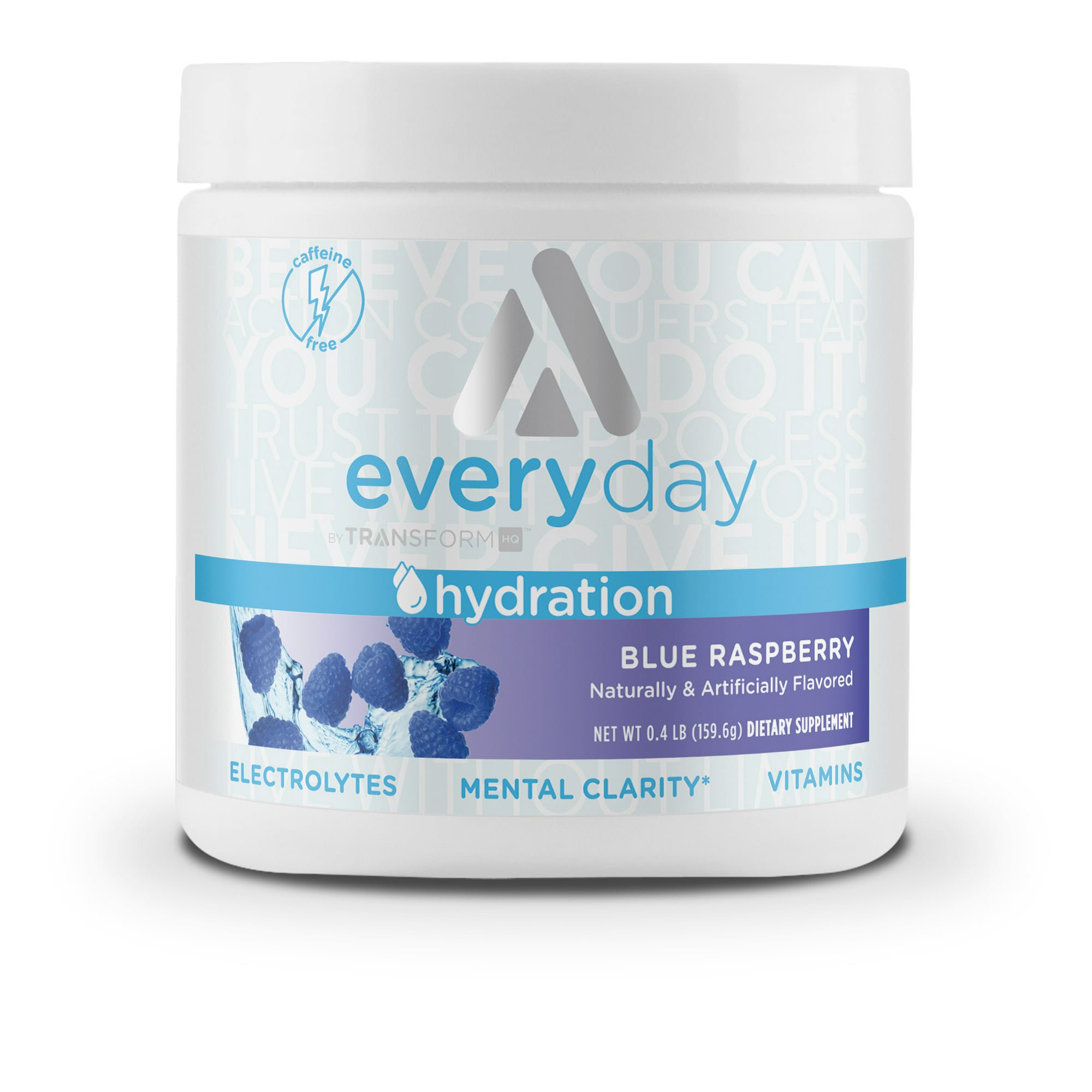 TransformHQ Hydration 42 Servings (Blue Raspberry) - Electrolytes, Mental Clarity, Vitamins