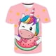 thumbnail image 2 of Camiseta de unicornio para niños, camisetas bonitas de unicornio para niños y niñas, camisetas de dibujos animados para niños y bebés, ropa 5T Gao Jinjia LED, 2 of 2