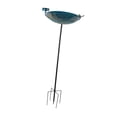 thumbnail image 4 of Baño para pájaros, comedero para pájaros para exteriores, fácil de instalar, decorativo, de metal, para jardín, con estaca para patio y exterior., 4 of 8