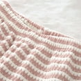 thumbnail image 6 of FRSASU Girls Summer 2 Piece Outfits BowTie Front Sleeveless Vest Tops with Wide Leg Pants Striped Knit Matching Sets Pink, 6 of 9