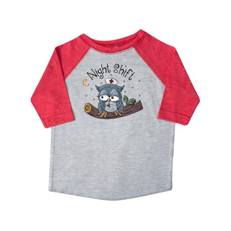 

Inktastic Night Shift Nurse Owl Gift Toddler Boy Girl T-Shirt