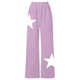 thumbnail image 3 of NordicNest Girls Casual Jogger Pants for Daily Wear - Soft, Breathable & Versatile for Outdoor & Indoor Use Purple 140, 3 of 4