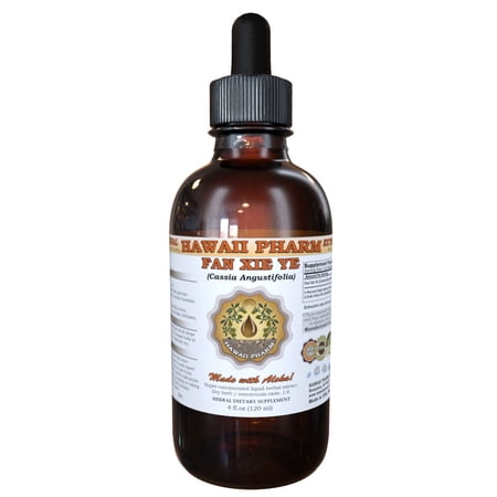 Fan Xie Ye, Senna (Cassia Angustifolia) Tincture, Dried Leaf Powder Liquid Extract, Egyptian Senna, Herbal Supplement 2 oz
