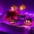 thumbnail image 2 of Fairy Lights RESNICE, 200 pies, 600 LED, resistentes al agua, morado/naranja, 2 of 9