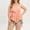 Orange Two-Piece Swimsuits 04, variant on Wycnly Two-Piece Swimsuits for Women Summer Ruffle Layer Modest Plus Size Bathing Suits Sleeveless V-Neck Floral Print Swimwears Multicolor L