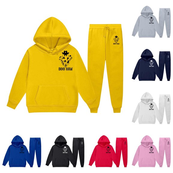 Girls Outfit Printed Cute Sweatshirt Indoor for Girls Breathable Wide Leg Stylish Summer Children Pants Set