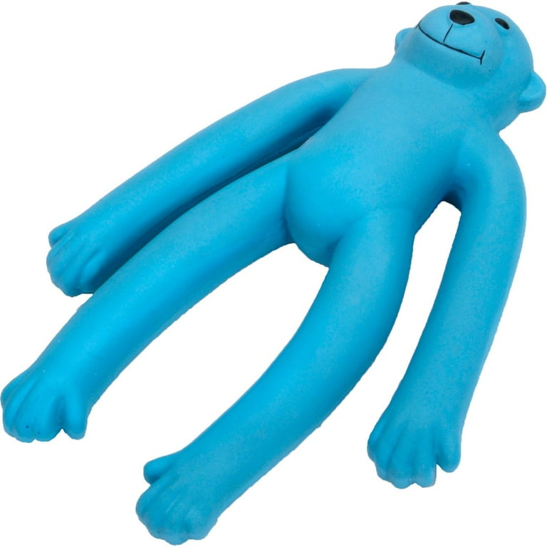 Rascals Latex 11 Long Legged Monkey Dog Toy Blue Lagoon Walmart